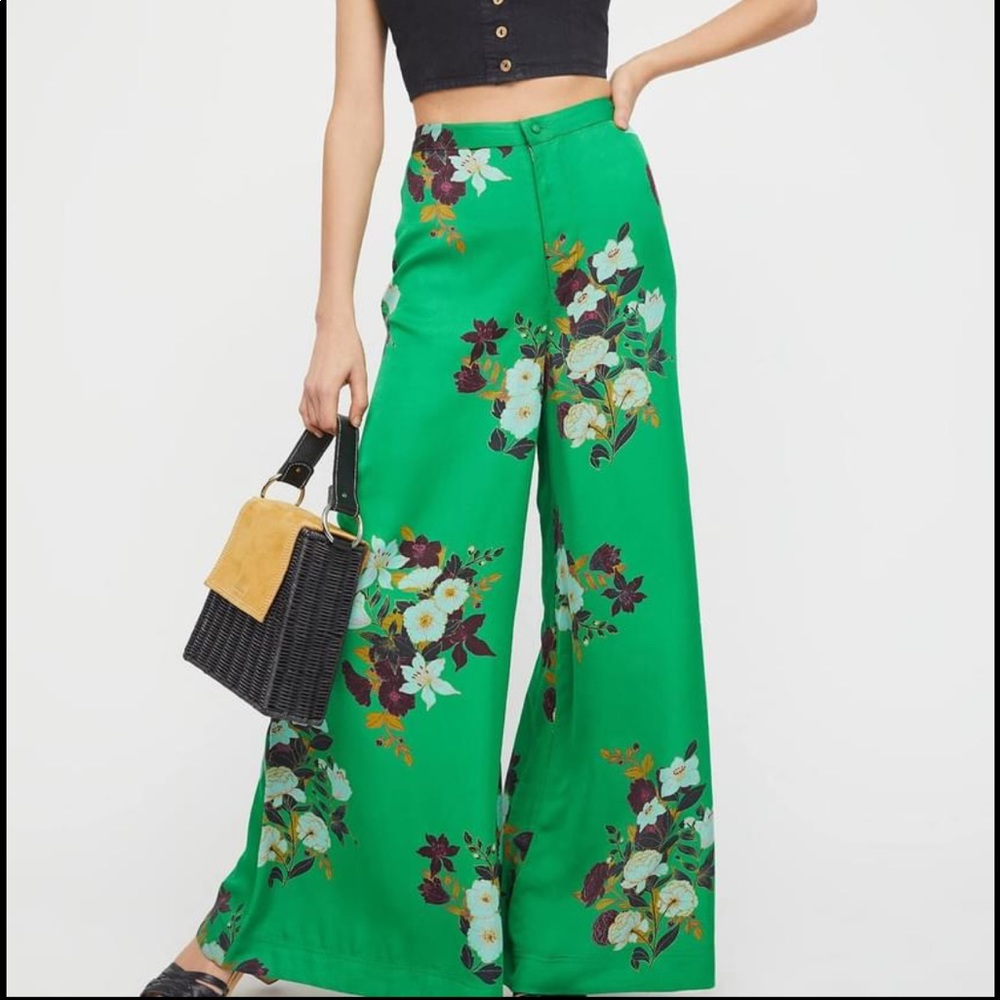 Free People Sundae Stroll Wide Leg pants